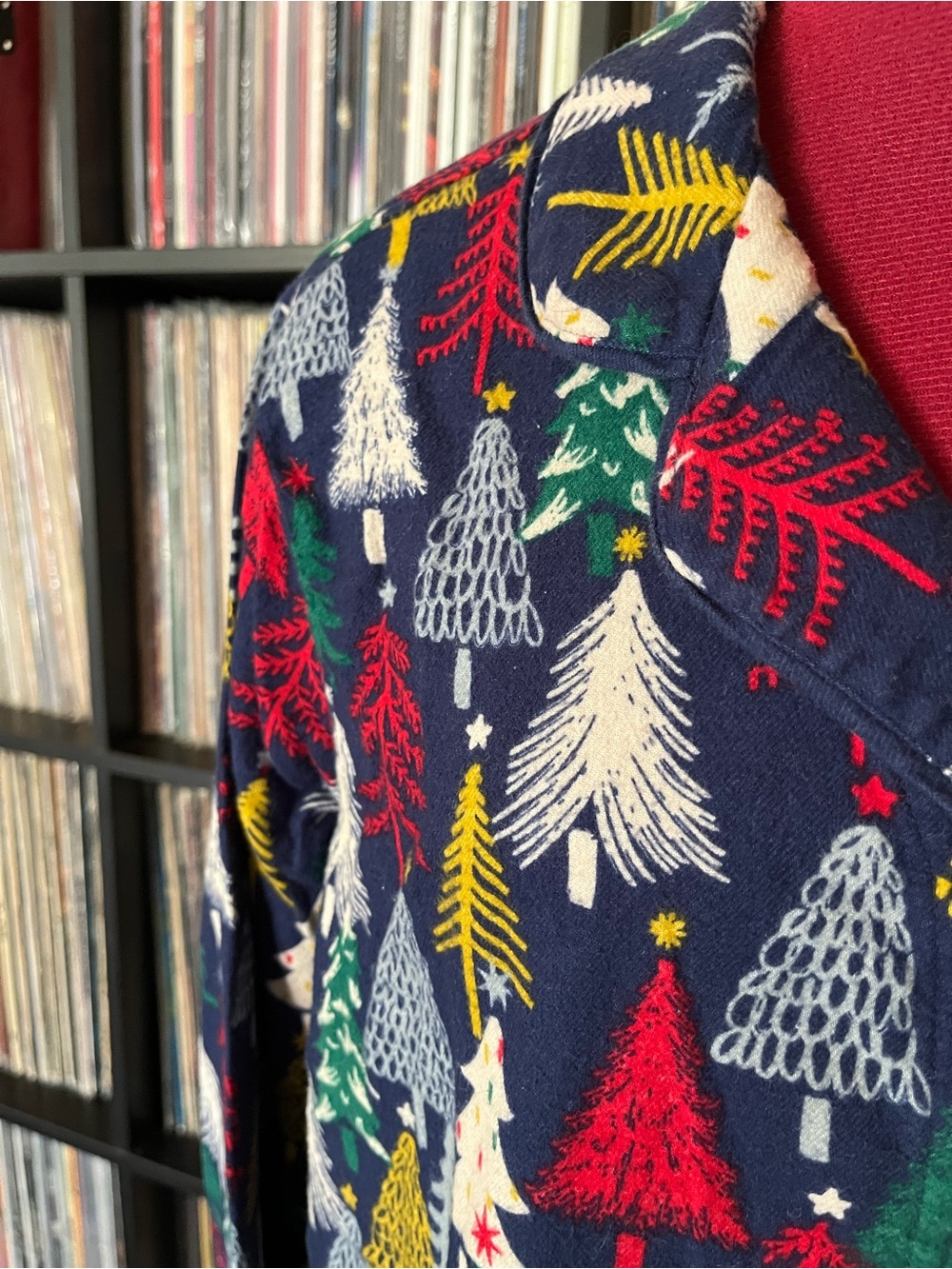 🌲 Holiday Christmas Tree Flannel Nightshirt Pajama 🎄 - Picture 8 of 10